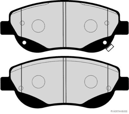 HERTH+BUSS JAKOPARTS Bremsbelagsatz, Scheibenbremse