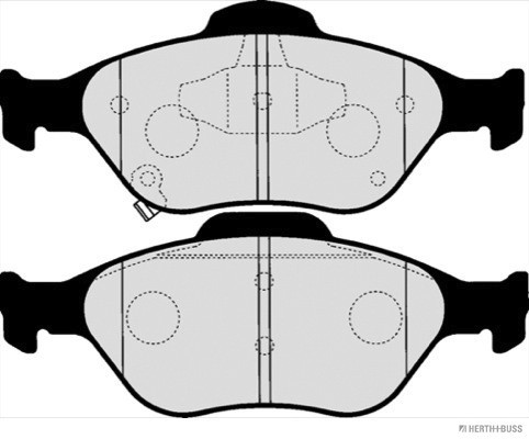 HERTH+BUSS JAKOPARTS Bremsbelagsatz, Scheibenbremse