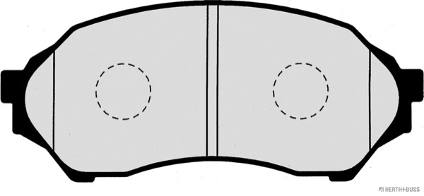 HERTH+BUSS JAKOPARTS Bremsbelagsatz, Scheibenbremse