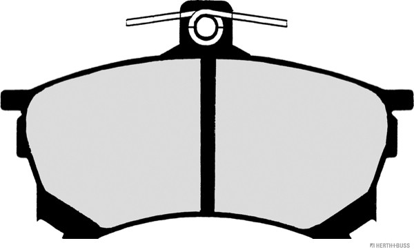 HERTH+BUSS JAKOPARTS Bremsbelagsatz, Scheibenbremse
