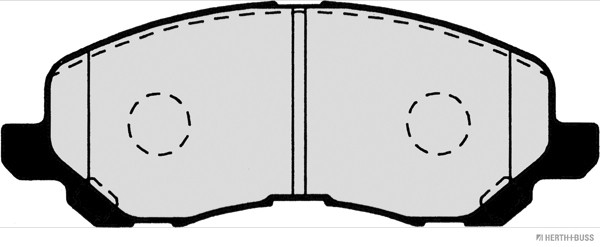 HERTH+BUSS JAKOPARTS Bremsbelagsatz, Scheibenbremse