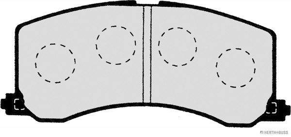 HERTH+BUSS JAKOPARTS Bremsbelagsatz, Scheibenbremse