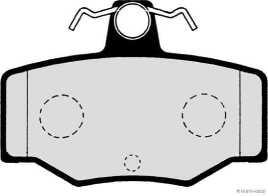 HERTH+BUSS JAKOPARTS Bremsbelagsatz, Scheibenbremse