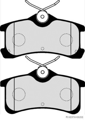 HERTH+BUSS JAKOPARTS Bremsbelagsatz, Scheibenbremse