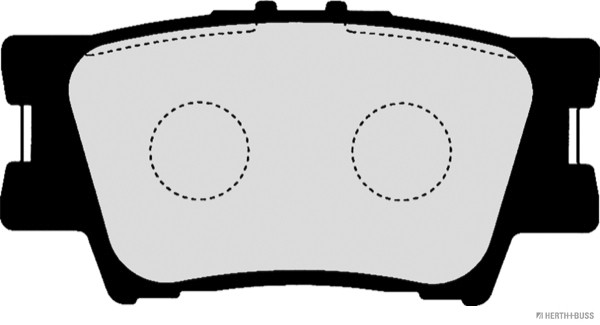 HERTH+BUSS JAKOPARTS Bremsbelagsatz, Scheibenbremse