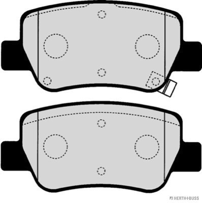 HERTH+BUSS JAKOPARTS Bremsbelagsatz, Scheibenbremse