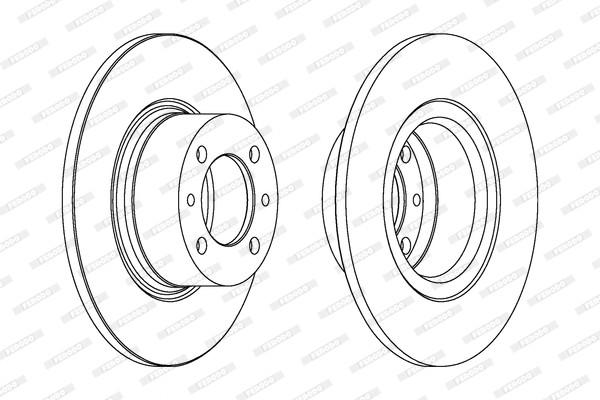 FERODO Bremsscheibe