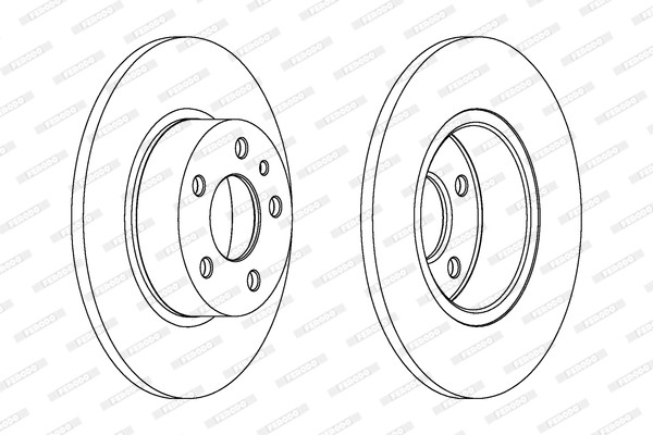 FERODO Bremsscheibe