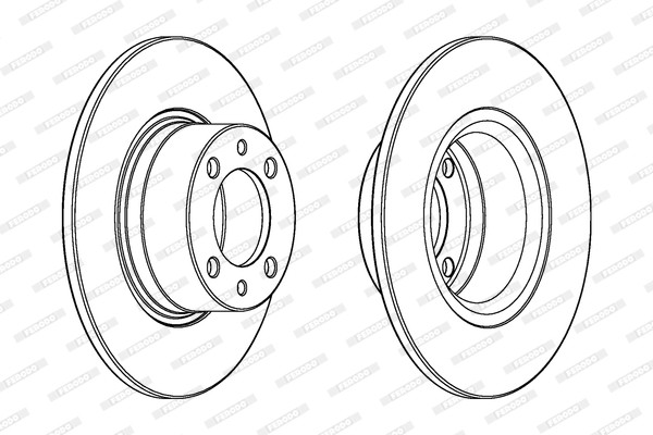 FERODO Bremsscheibe