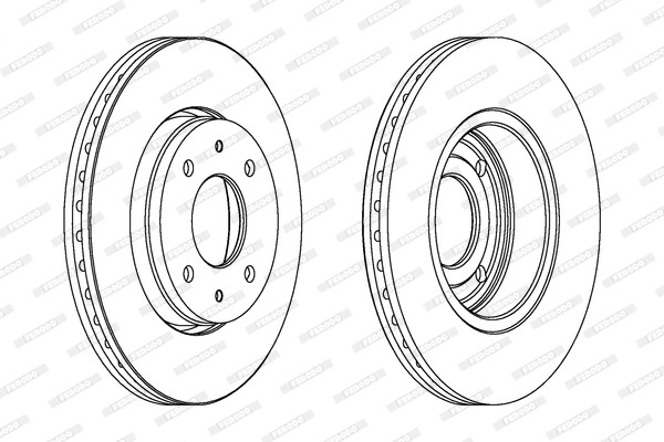 FERODO Bremsscheibe
