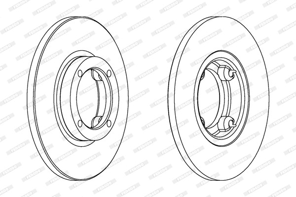 FERODO Bremsscheibe