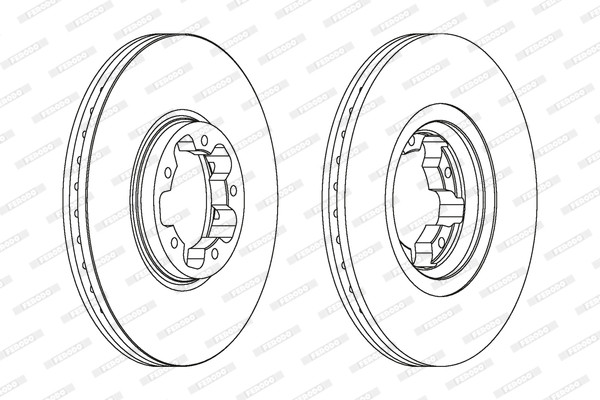 FERODO Bremsscheibe