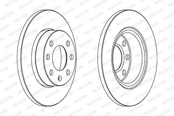 FERODO Bremsscheibe