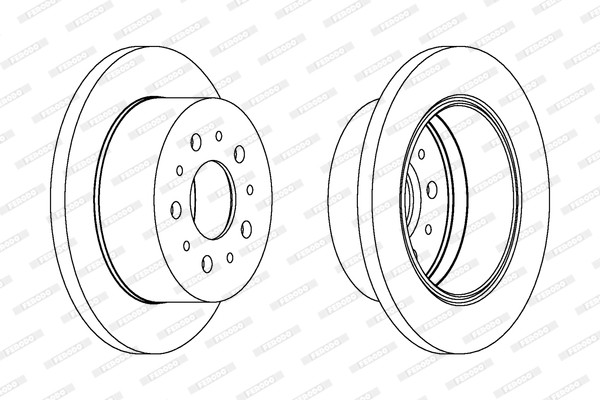 FERODO Bremsscheibe