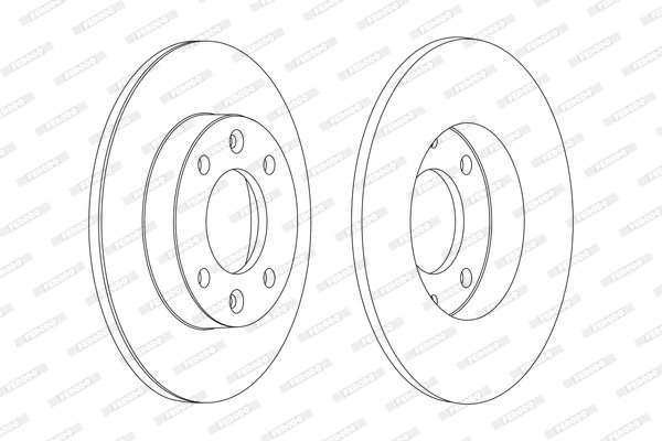 FERODO Bremsscheibe