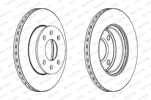 FERODO Bremsscheibe