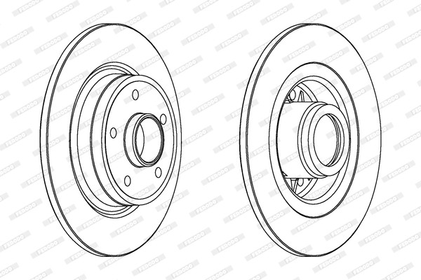 FERODO Bremsscheibe