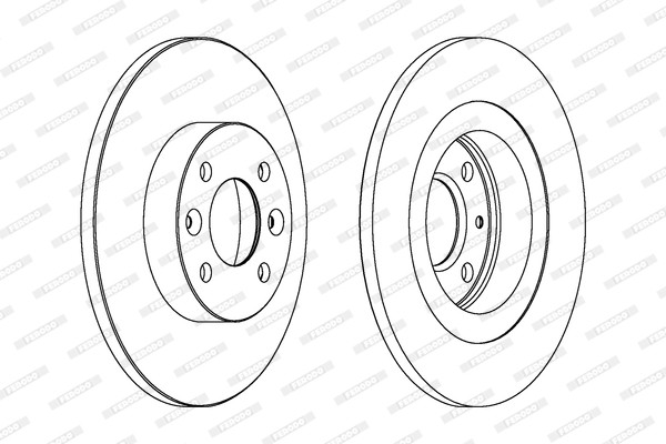 FERODO Bremsscheibe
