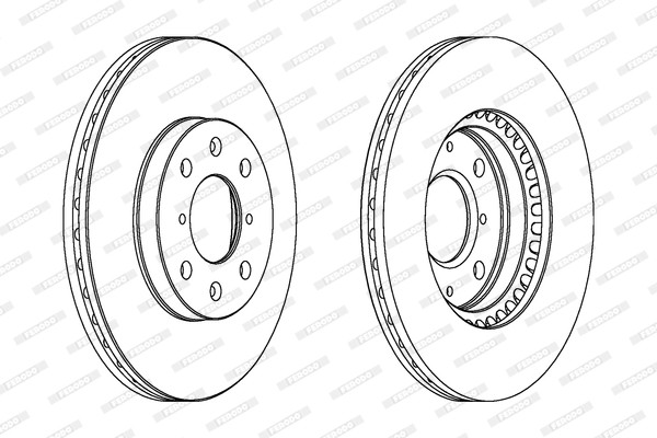 FERODO Bremsscheibe
