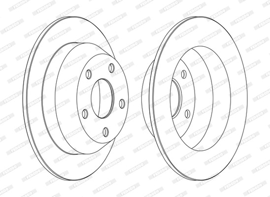 FERODO Bremsscheibe