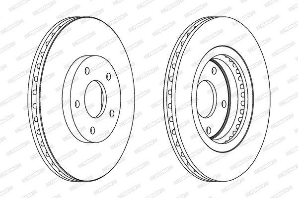 FERODO Bremsscheibe