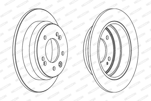 FERODO Bremsscheibe