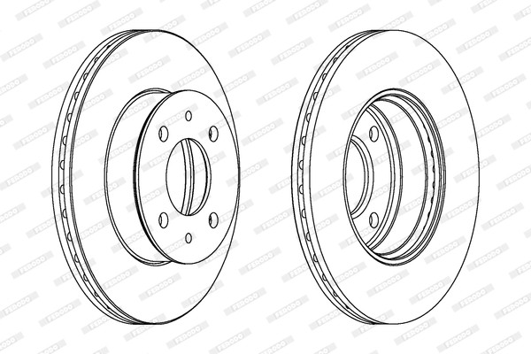 FERODO Bremsscheibe