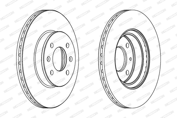 FERODO Bremsscheibe