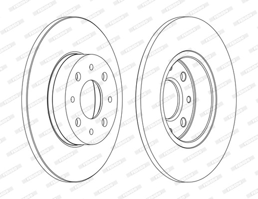 FERODO Bremsscheibe