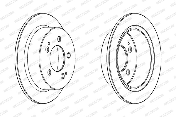 FERODO Bremsscheibe