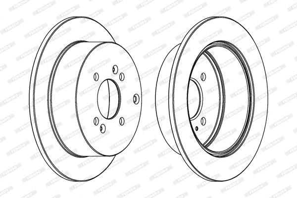 FERODO Bremsscheibe