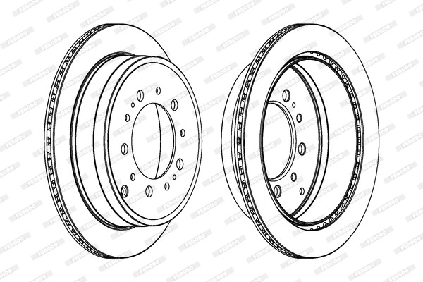 FERODO Bremsscheibe