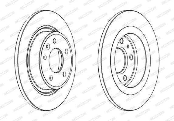 FERODO Bremsscheibe