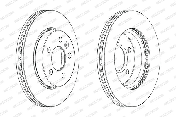 FERODO Bremsscheibe