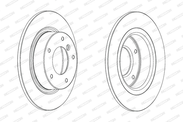FERODO Bremsscheibe