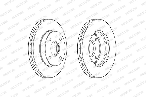 FERODO Bremsscheibe