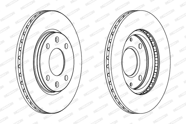 FERODO Bremsscheibe