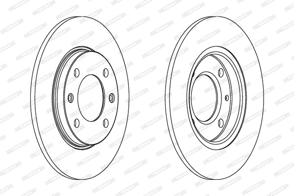 FERODO Bremsscheibe