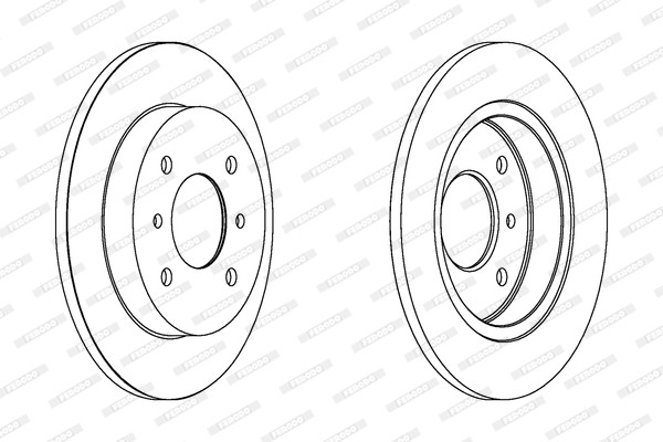 FERODO Bremsscheibe