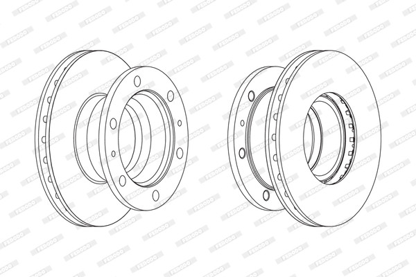 FERODO Bremsscheibe