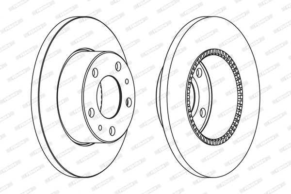 FERODO Bremsscheibe
