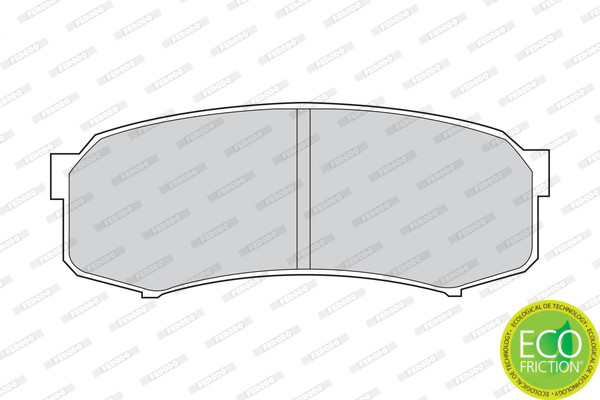 FERODO Bremsbelagsatz, Scheibenbremse
