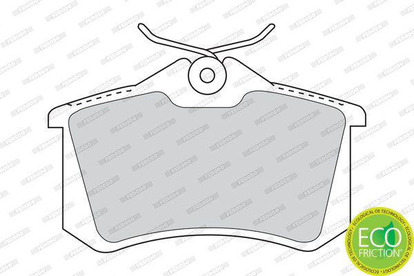 FERODO Bremsbelagsatz, Scheibenbremse