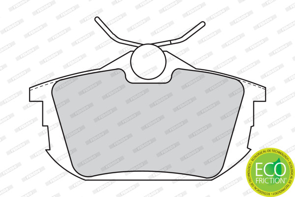 FERODO Bremsbelagsatz, Scheibenbremse