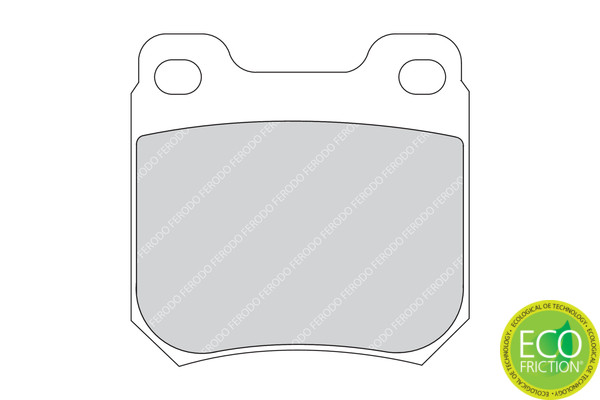 FERODO Bremsbelagsatz, Scheibenbremse