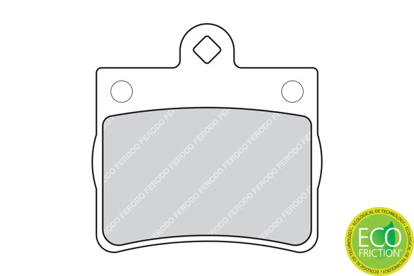 FERODO Bremsbelagsatz, Scheibenbremse