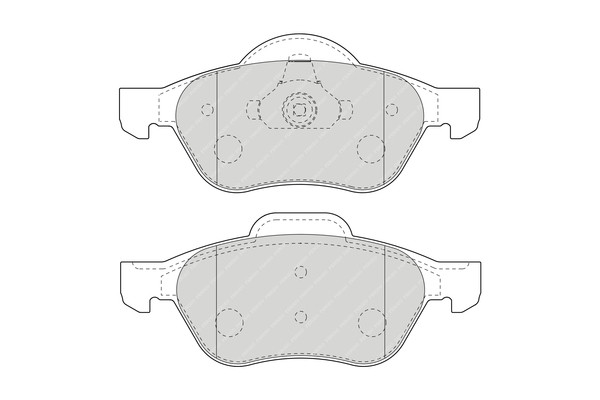 FERODO Bremsbelagsatz, Scheibenbremse