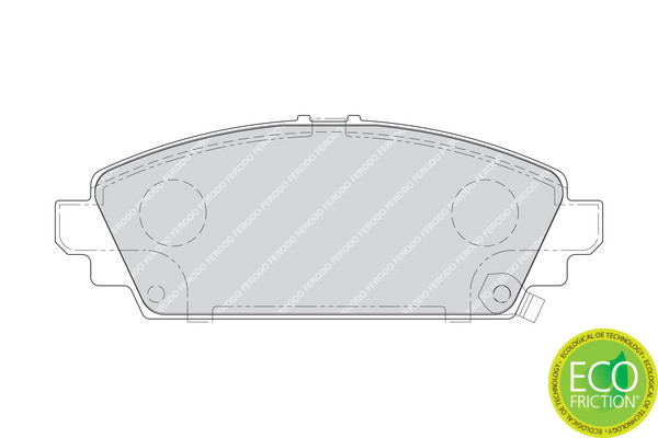 FERODO Bremsbelagsatz, Scheibenbremse