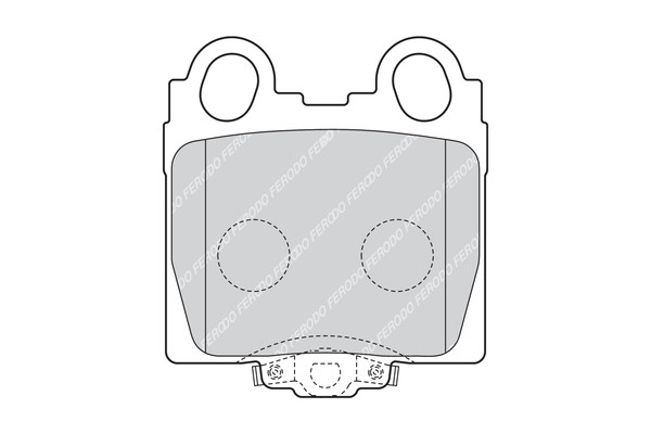 FERODO Bremsbelagsatz, Scheibenbremse