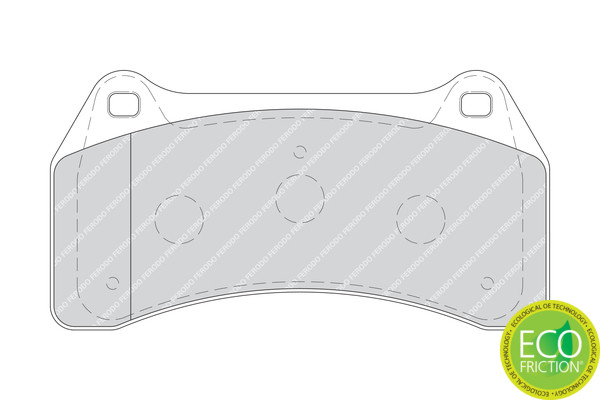 FERODO Bremsbelagsatz, Scheibenbremse